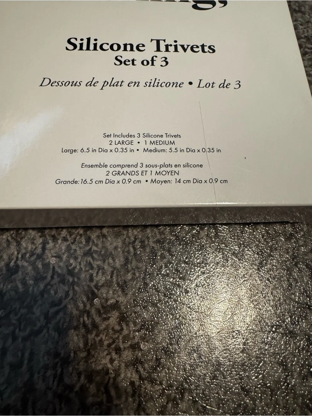 Darling Silicone Trivet Set of 3 - 2 sizes